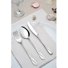 Nehir Safir Sade 89P Kutulu Çatal-Kaşık-Bıçak Takımı