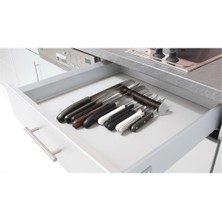 Fackelmann 43168 Nirosta Çekmece İçi Metal Bıçak Tutucu 25 cm