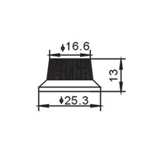 Dr Parts Pnb1Vbk Plastik Ton Düğmesi