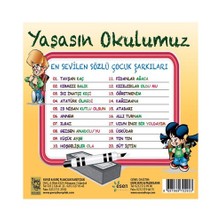 En Sevilen Sözlü Çocuk Şarkıları - Yaşasın Okulumuz (CD)