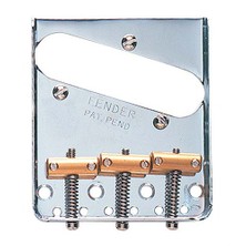 Fender Bridge Assemblies Vintage Telecaster 3 Saddle Chrome Köprü
