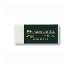 Faber-Castell Beyaz Silgi 7085/24 1 Adet Vinyl Malzeme ile Temizleme