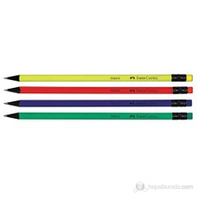 Faber-Castell Siyah Lata Silgili Kurşun Kalem renk renk-u65623