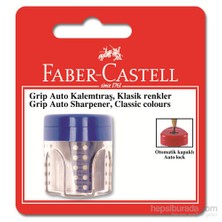 Faber-Castell Grip Auto Kalemtraş Tekli Klasik Renkler - 3 Renk (5600183498)