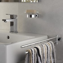 Grohe Essentials Cube Sabunluk Ve Diş Fırçalık Tutacağı Banyo Aksesuarı - 40508001