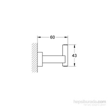 Grohe Eurocube Bornoz Askısı Banyo Aksesuarı - 40511001