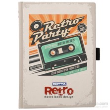 Gıpta 2523 Retro Sert Kapaklı Defter13X18 96/1