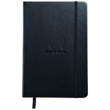 Rhodia Sert Kapak Çizgili Defter Siyah Rw 118609