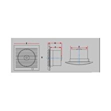 Aircool Aspiratör 120 Mekanik Panjurlu (8697415570659)