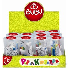 Bubu Pufidik Dostlar + 4 Adet Keçeli Kalem 00068