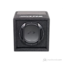 Alpine SWE-815 20cm Eseri Dahili Amplifikatör 50-125Hz 12dB Açık Kapalı Port Subwoofer