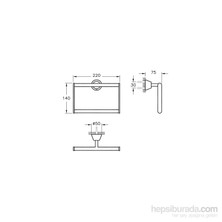 VitrA Matrix A44577 Halka Havluluk, Krom