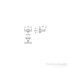 VitrA Matrix A44584 İkili Askı, Krom