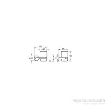 VitrA Minimax A44780 Diş Fırçalığı, Krom