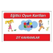 Eğitici Oyun Kartları - Zıt Kavramlar 2+ Yaş