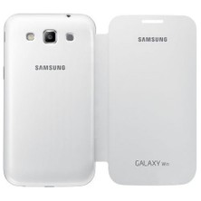 Samsung İ8552 Galaxy Win Flip Cover Kılıf Beyaz EF-FI855BWEGWW