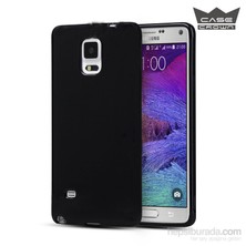 CaseCrown Samsung Galaxy Note 4 Ultra İnce Silikon Kılıf Siyah