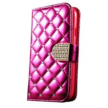 OEM Samsung Galaxy S3 Kılıf Cüzdanlı Taşlı