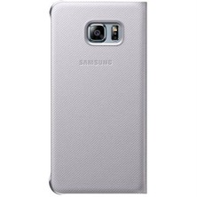 Samsung S6 Edge Plus S View Cover Fonksiyonel Gri Kılıf - EF-CG928PSEGTR