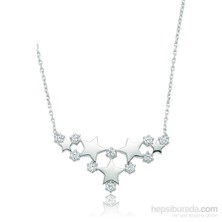 KENPAZAR Bayan Lili Gümüş Yıldız Kolye
