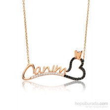 KENPAZAR Bayan Lili Gümüş Canım Kalbim Tektaş Kolye