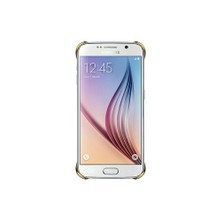 Samsung Galaxy S6 Şeffaf Gold Kılıf - EF-QG920BFEGWW