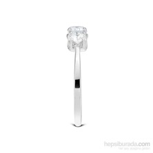 Carat Laboratories 1 Carat Üç Taş Yüzük