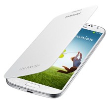 Samsung i9500 Galaxy S4 Kapaklı Kılıf Beyaz EF-FI950BWEGWW