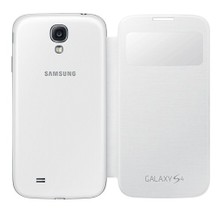 Samsung Galaxy S4 i9500 - S View Kapaklı Kılıf Beyaz EF-CI950BWEGWW