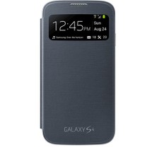 Samsung Galaxy S4 i9500 - S View Kapaklı Kılıf Siyah EF-CI950BBEGWW