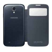 Samsung Galaxy S4 i9500 - S View Kapaklı Kılıf Siyah EF-CI950BBEGWW