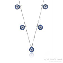 KENPAZAR Olivin Accesories Gümüş Nazar Kolye 432695