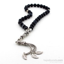 Solfera Tasarım Doğal Akik Taşı 33 Lük Tesbih TS517