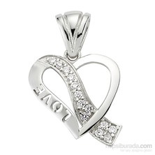 KENPAZAR Bayan Lili Zirkon Taslı Gümüş Kolye