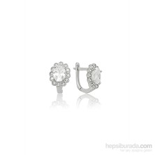 KENPAZAR Gumush Gümüş Çiçek Küpe