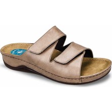 Ceyo Kadın Terlik Vizon 9946