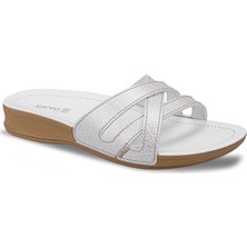 Ceyo 9942-1 Gecme Bant Altın Kadın Terlik