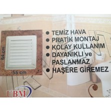 Airvent Banyo Havalandırma Menfezi 64X55