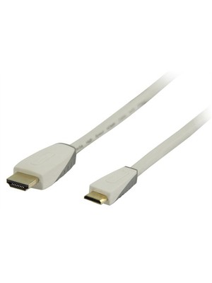 Bandridge BBM34500W20 HDMI - HDMI Mini Connector 2m Ethernet High Speed Altın Kaplama Kablo