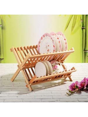 Bambu Bulaşık Sepeti - Bambu Tabaklık