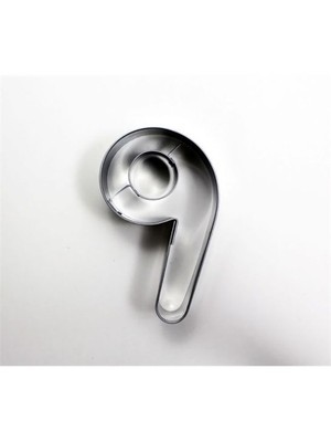 Toptansüs Sayı Kurabiye Kalıpları (9) Sayısı Kurabiye Kalıbı