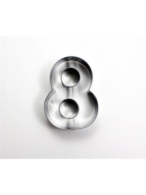 Toptansüs Sayı Kurabiye Kalıpları (8) Sayısı Kurabiye Kalıbı