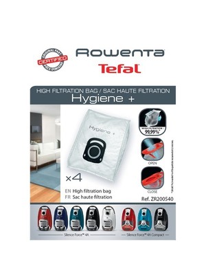 Rowenta Hygiene+ Toz Torbası(Bir pakette 4 adet)