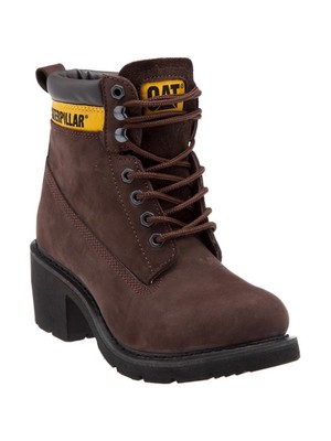 Caterpillar Ottawa Kadın Kahverengi Nubuk Bot (015Z0834-C15)