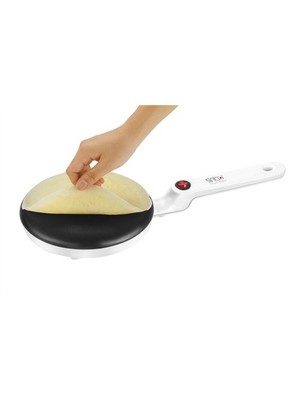 Sinbo Krep ve Gözleme Makinesi 700 Watt Yapışmaz Pişirme Plakası 20 cm Beyaz Renk
