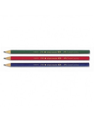 Faber-Castell Köşeli Dipli Kurşunkalem 12'li (5244211000)
