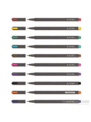 ADEL Fineliner 0.4 Uç Mor Tekli