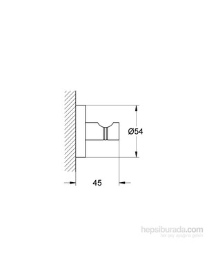 Grohe Essentials Bornoz Askısı Banyo Aksesuarı - 40364001