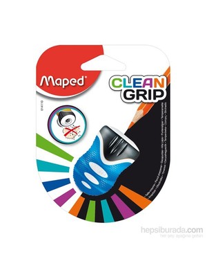Maped 014110 Clean Grıp Tek Delikli Kalemtraş