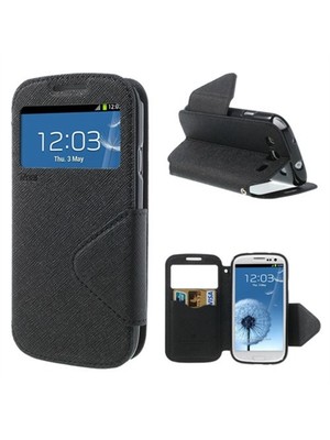 OEM Samsung Galaxy S3 Kılıf Cüzdan Roar Cüzdanlı